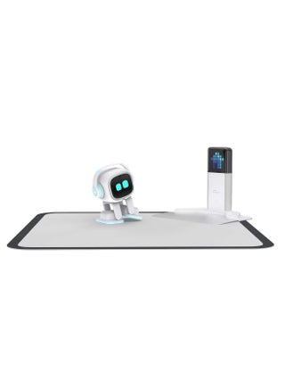 LivingAI EMO Go Home AI Desktop Pet Robot with EMO Smart Lighting Automatic Charging Version (White) - Interactive Robot Pet with Voice Commands & Dance Feature - White – Interactive Electronic Pet Toy for Kids Ages 3+ - view 2